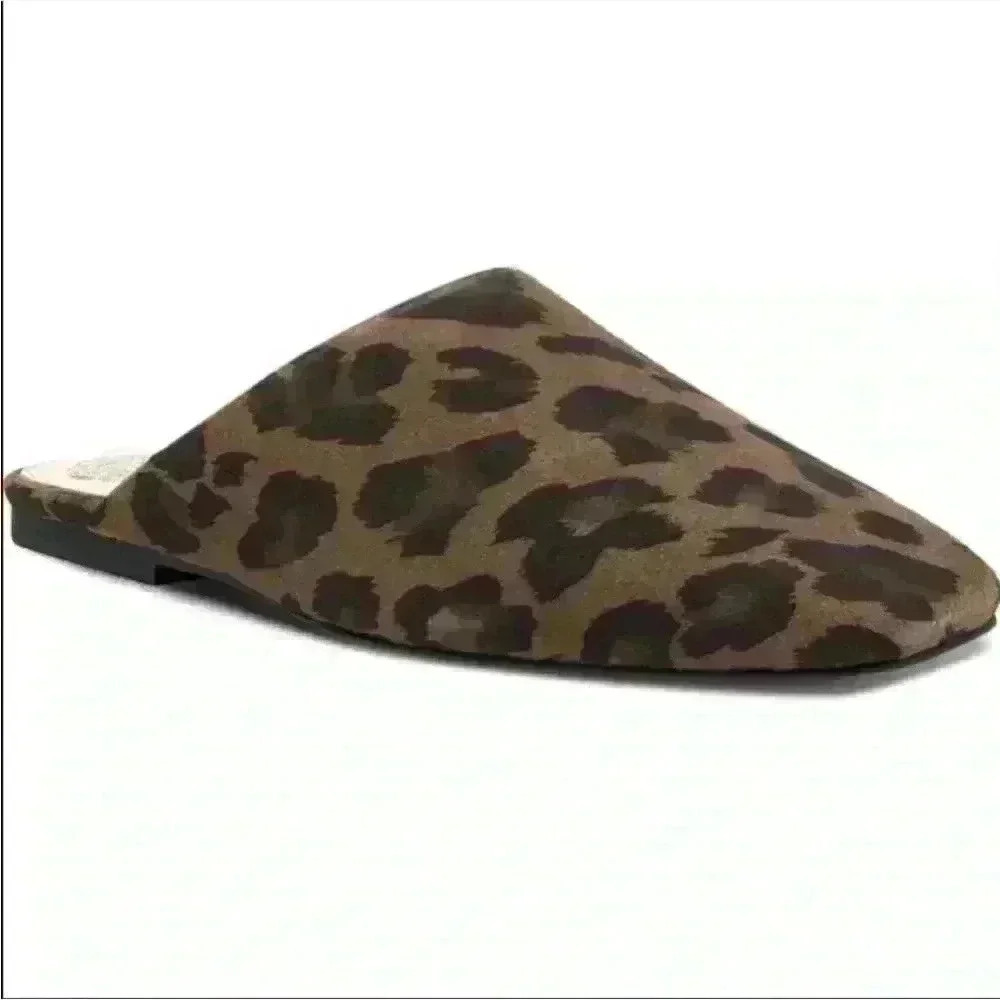 Vince Camuto Larsina Mule in Nut Leopard Print Size 6 - NWT